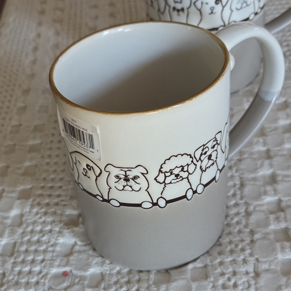 Spectrum Designz I Ruff You Dog Embossed Mugs Set - Picture 8 of 10